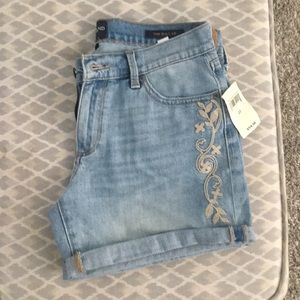 NWT lucky brand jean shorts size 4